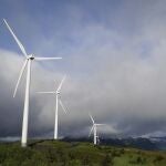 Wind turbines work on Sunday, June 25, 2023, in Kodiak, Alaska. 