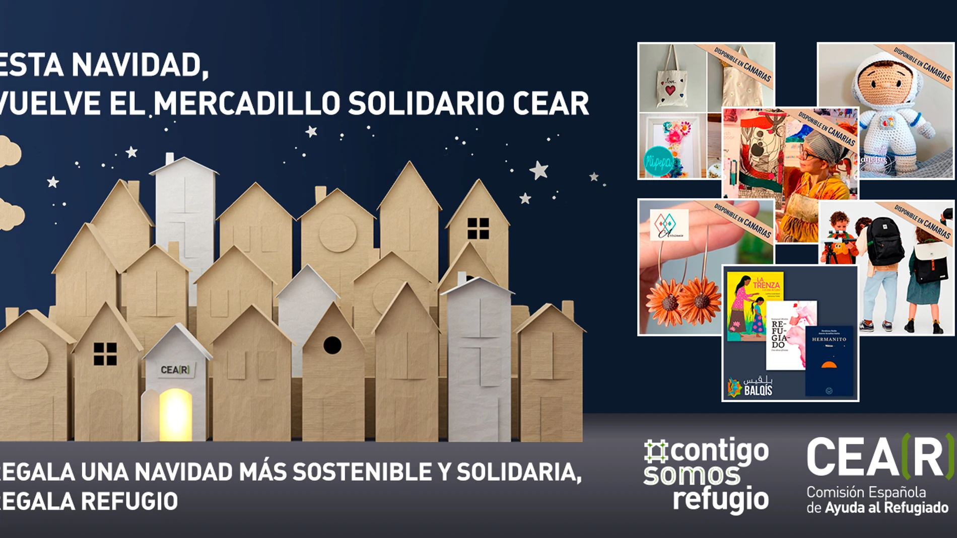 El Mercadillo Solidario de Navidad de CEAR regresa comprometido con la sostenibilidad y el desarrollo local