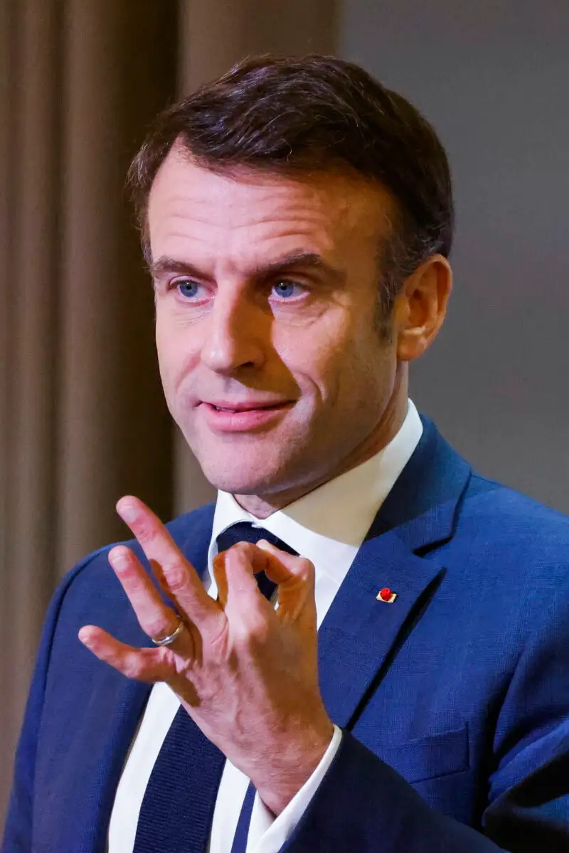 French President Macron hosts event on future of French research