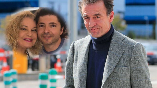 Alessandro Lequio con Bárbara Rey y su hijo, Ángel Cristo