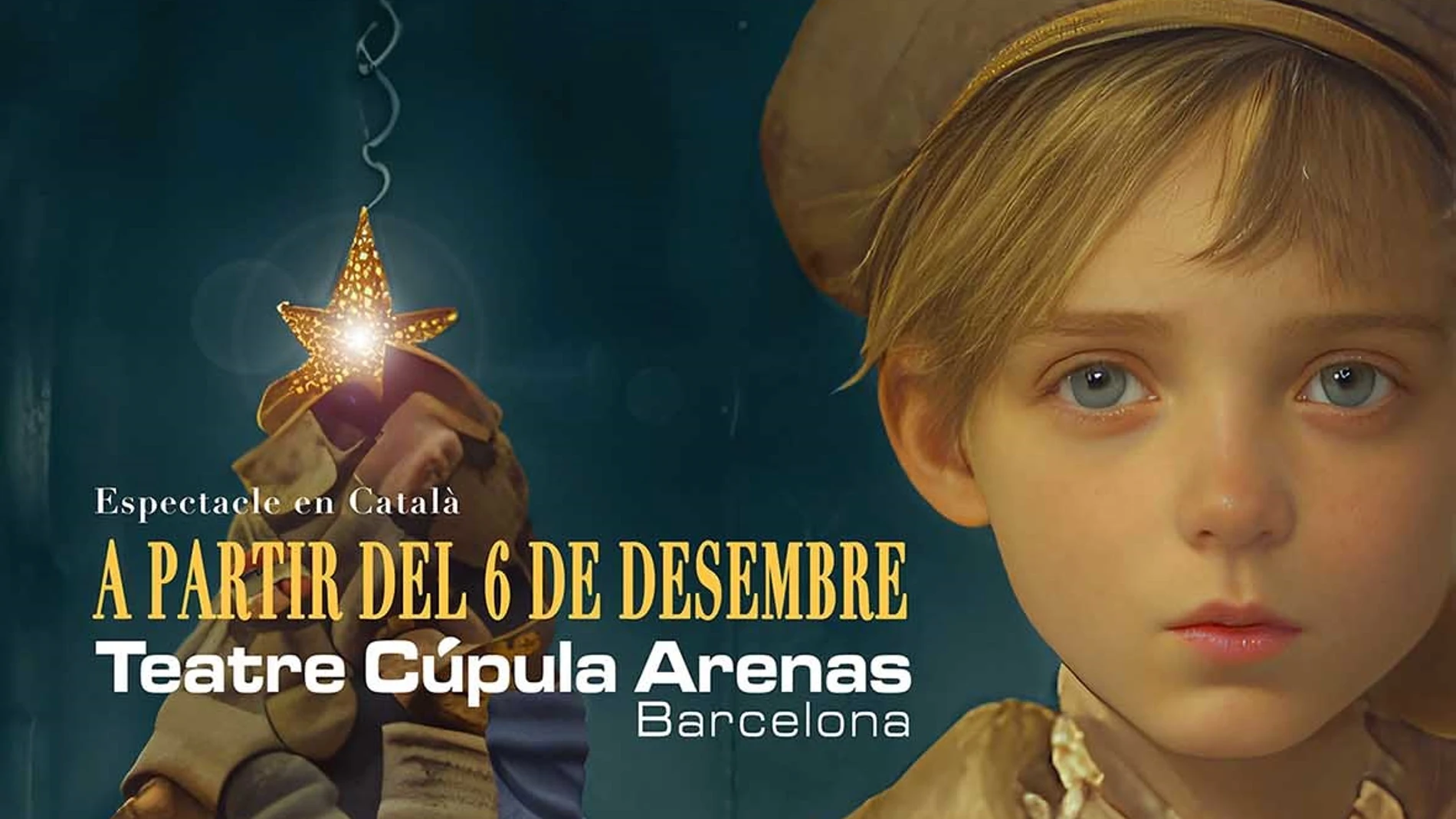 Cartel de la producción 'Oliver Twist-Christmas Story' en el Teatre Cúpula Arenas de Barcelona TEATRE CÚPULA ARENAS 07/12/2023