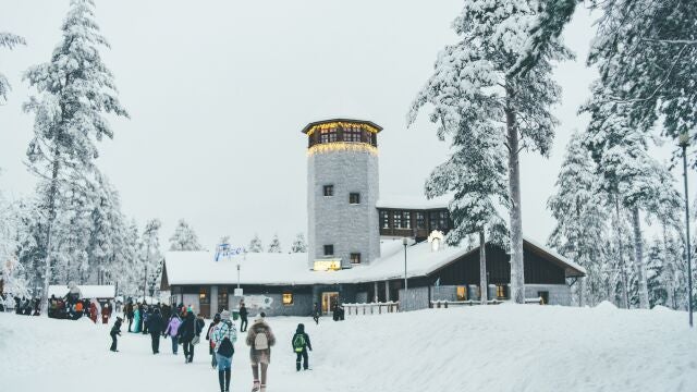 Ranua, Laponia, Finlandia, entrada al Zoológico Rovaniementie del Parque de Vida Silvestre Ranua 
