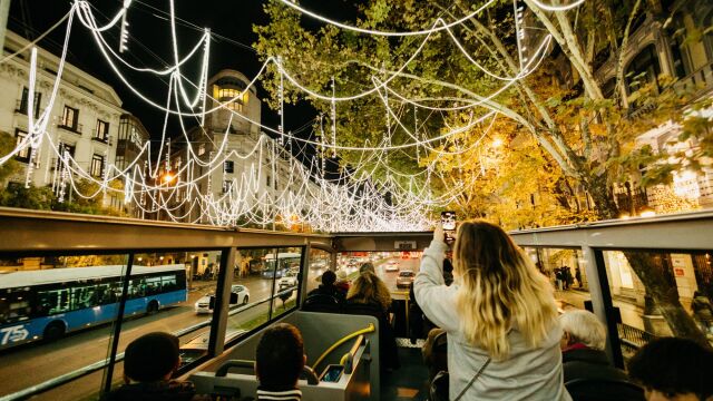 Esta es la opción perfecta si te quedaste sin entradas para el autobús de las luces de Navidad en Madrid