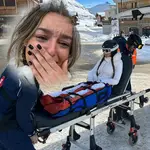Marta Díaz sufre un accidente en los Alpes