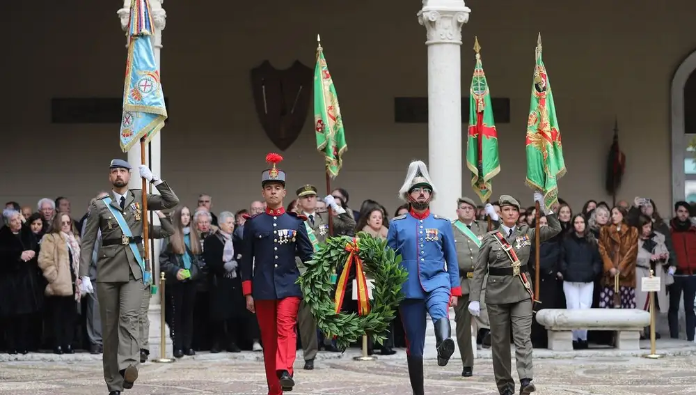 Homenaje a los que dieron su vida por España en el Palacio Real de Valladolid