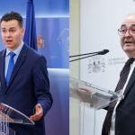 El breve exministro de Industria, Héctor Gómez, y el ex ministro de Cultura, Miquel Iceta, que ahora ejercerán de diplomáticos