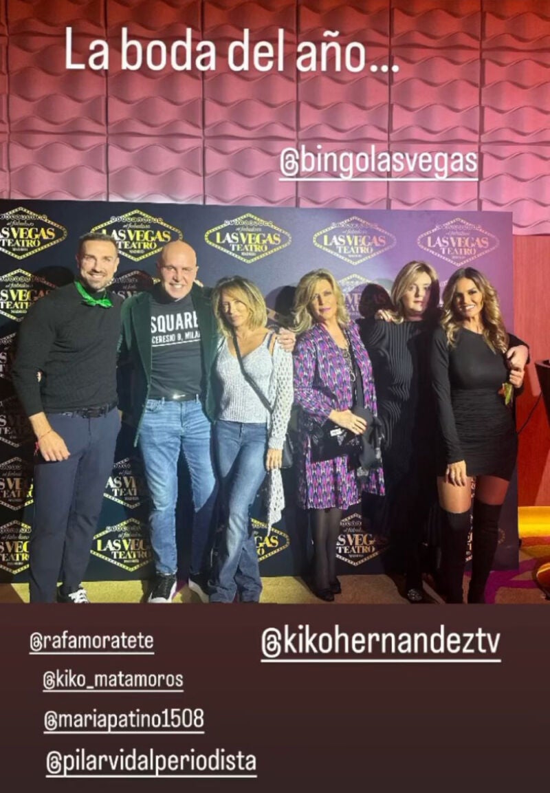 Kiko Hernández con mejores amigos de 'Sálvame'