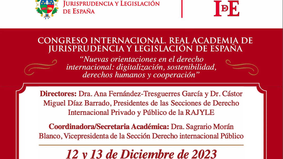 Arranca el congreso de la Real Academia de Jurisprudencia y Legislación para desgranar los retos del derecho internacional
