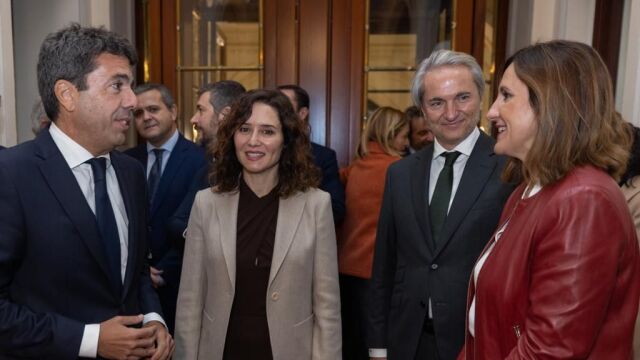 Carlos Mazón, Díaz Ayuso, Manuel Broseta y María José Catalá en la II Cumbre Empresarial de la Fundación Conexus