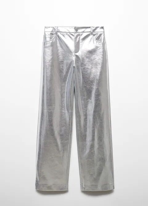 Pantalones metalizados.
