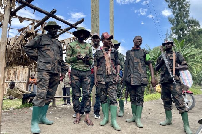 Milicianos congoleños Wazalendo.