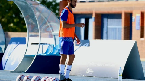 Daniel García, paciente de Vithas I Invictum, en uno de sus entrenos