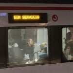 Tren accidentado en Málaga