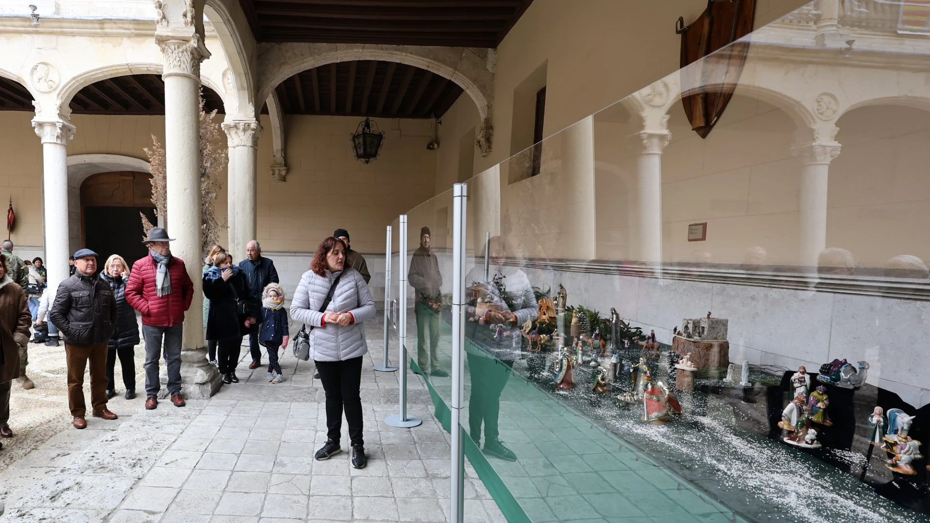 Inauguración de la "X Exposición de Belenes" en el Palacio Real de Valladolid