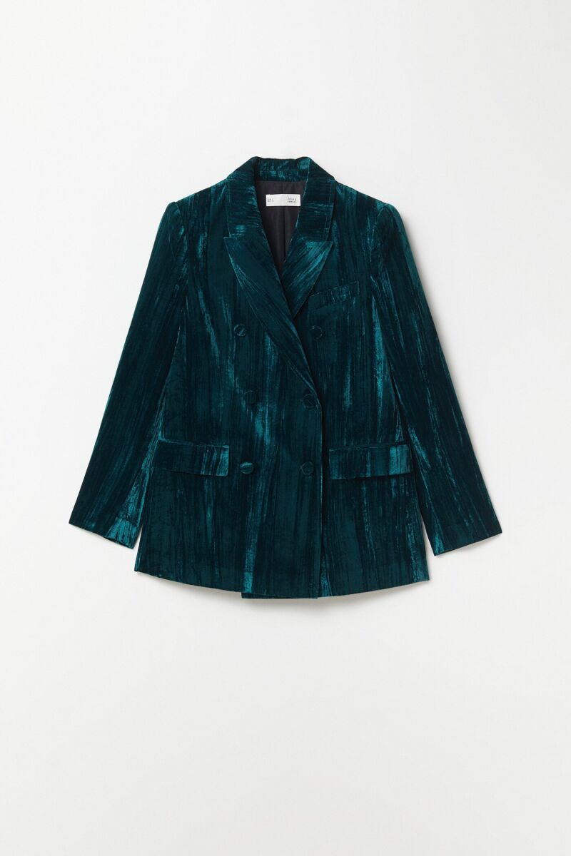 Blazer de terciopelo