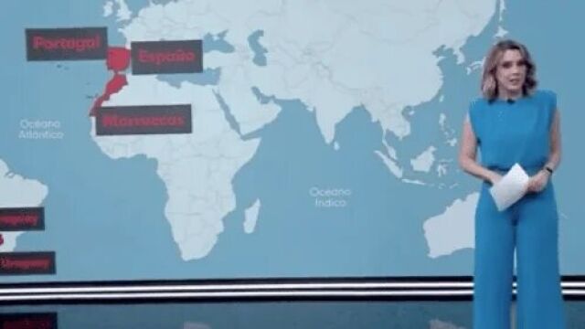 RTVE califica de "lamentable error" la proyección de un mapa en el Telediario con el Sahara Occidental en Marruecos