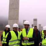 Óscar Puente visita las obras de la autovía A-11 que se están ejecutando en Valladolid