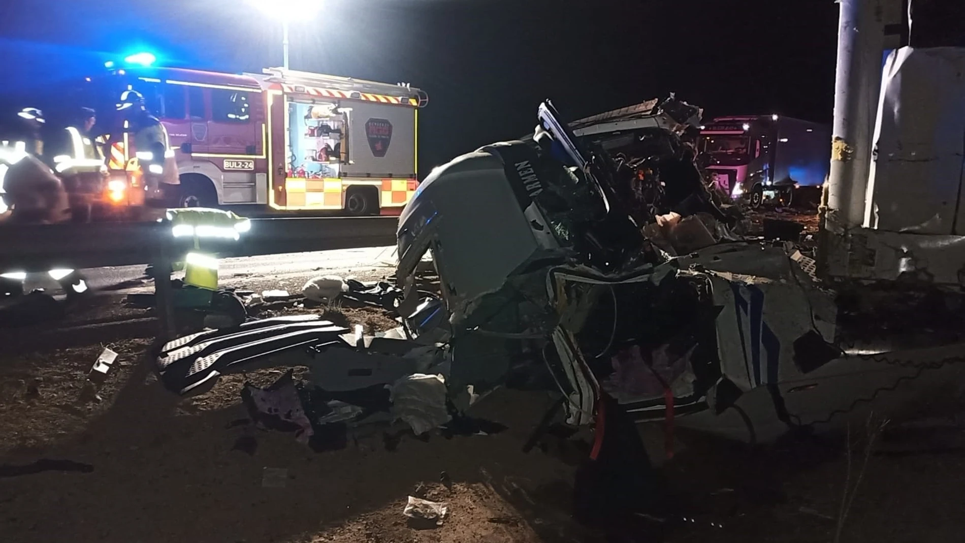 MURCIA.-Sucesos.- Un fallecido y un herido en sendos accidentes de tráfico en la autovía A-7 a su paso por Alhama (Murcia)