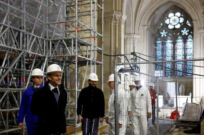 El polémico visto bueno de Macron a cambiar las vidrieras de Notre Dame marca la futura reapertura