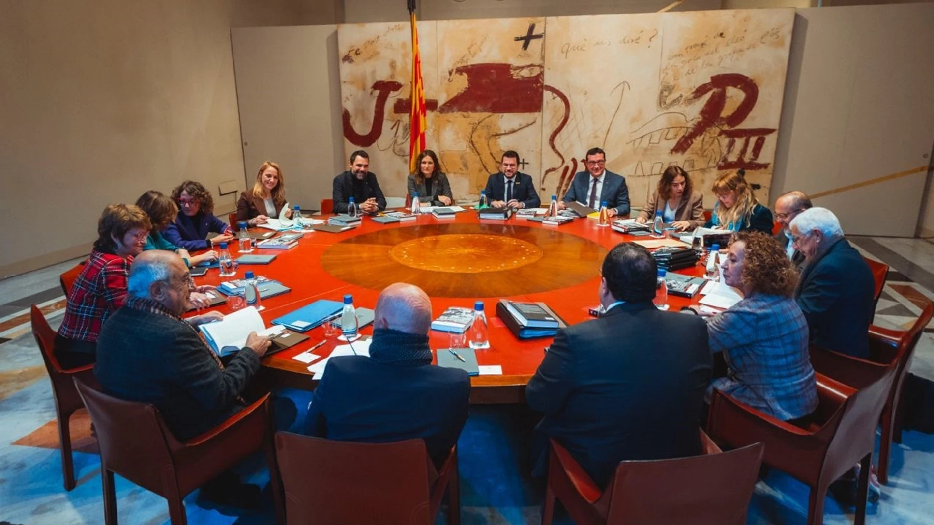 Reunión del Consell Executiu del Govern de la Generalitat de este martes. GOVERN-ARNAU CARBONELL 19/12/2023