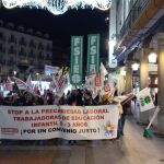 Protesta de Educación Infantil en Valladolid