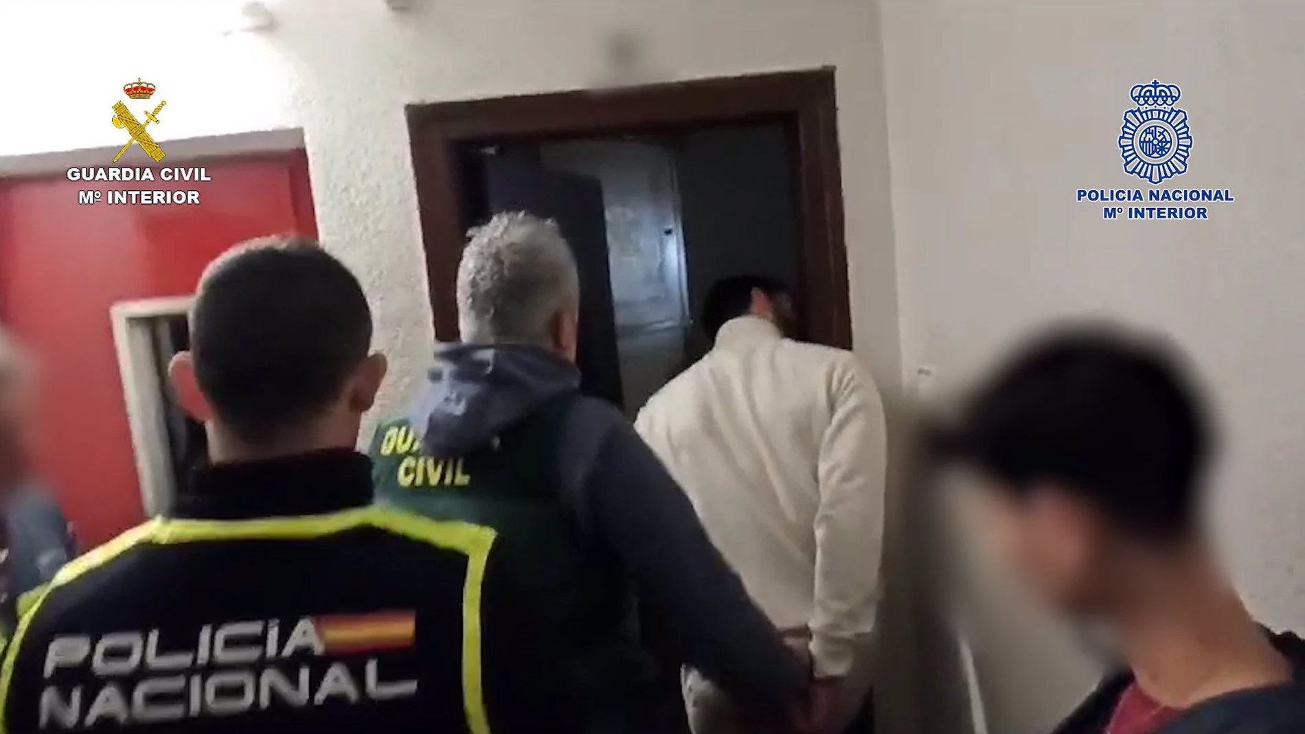 Momento de una de las detenciones