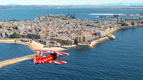 Así se ve Cádiz desde el cielo con la última actualización de Microsoft Flight Simulator