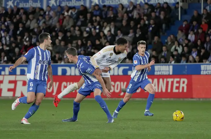 Alavés - Real Madrid (0-1): Lucas arregla lo de Nacho