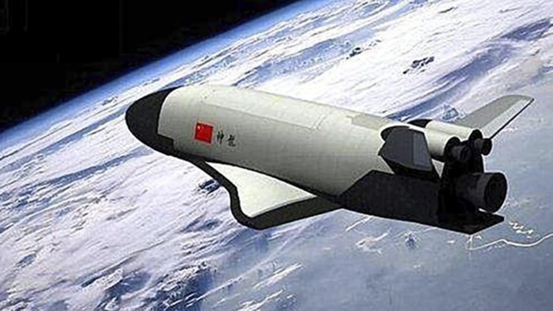 El avión espacial chino Shenlong despliega 6 objetos desconocidos en órbita.