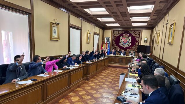 Pleno de la Diputación de Ávila en el que se han aprobado los presupuestos de 2024