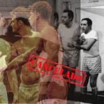 Los actores de la obra censurada en Quintanar de la Orden, «Qué difícil es», con el torso desnudo