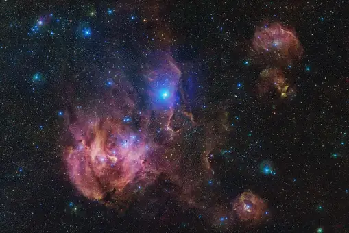 Esta imagen de una nebulosa no precedentes y está compuesta por 1.500 millones de píxeles