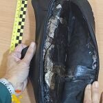 Almería.-Sucesos.- Detenido en el puerto de la capital con casi un kilo de hachís oculto en los zapatos