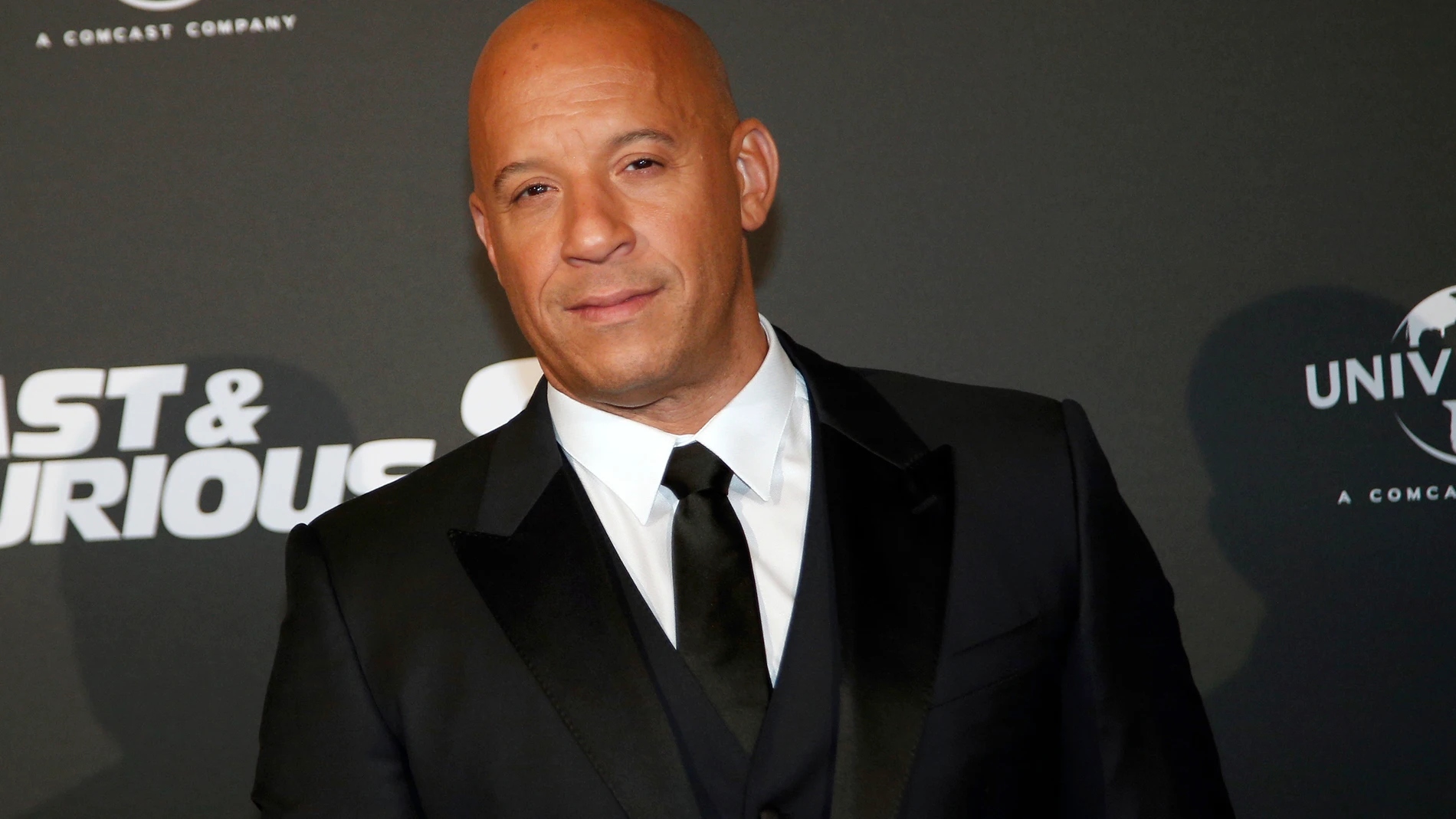 FILE - Vin Diesel poses during the premiere of Fast and Furious 8, in Paris, April 5, 2017. The actor has been accused by his former assistant of sexual battery while working for him in 2010. Astra Jonasson filed a lawsuit in Los Angeles on Thursday, Dec. 21, 2023, alleging that Diesel forced himself onto her in a hotel suite in Atlanta.(AP Photo/Thibault Camus, File)