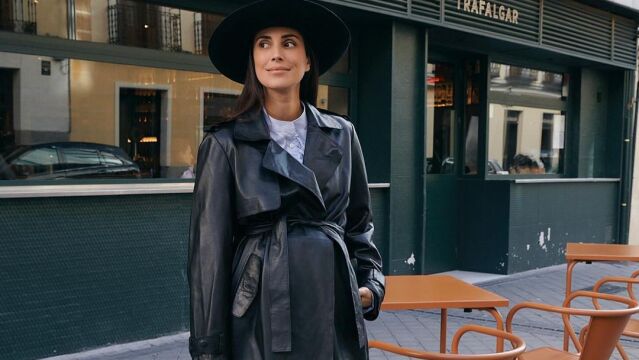 Sassa de Osma con look de lo más estiloso. 