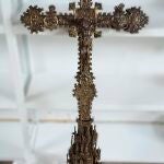 Cruz robada en 1981 en la iglesia de Sant Martí Sarroca (Barcelona).