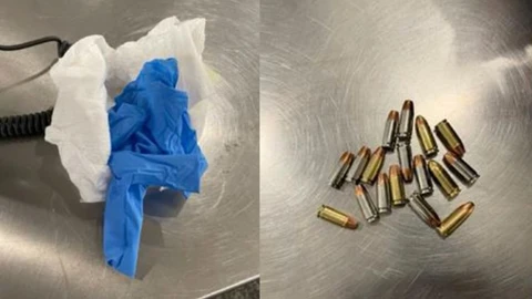 Encuentran 17 balas envueltas en un pañal de bebé