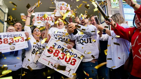 El número 58303, el segundo premio del Sorteo de Navidad 2023, cae en Málaga