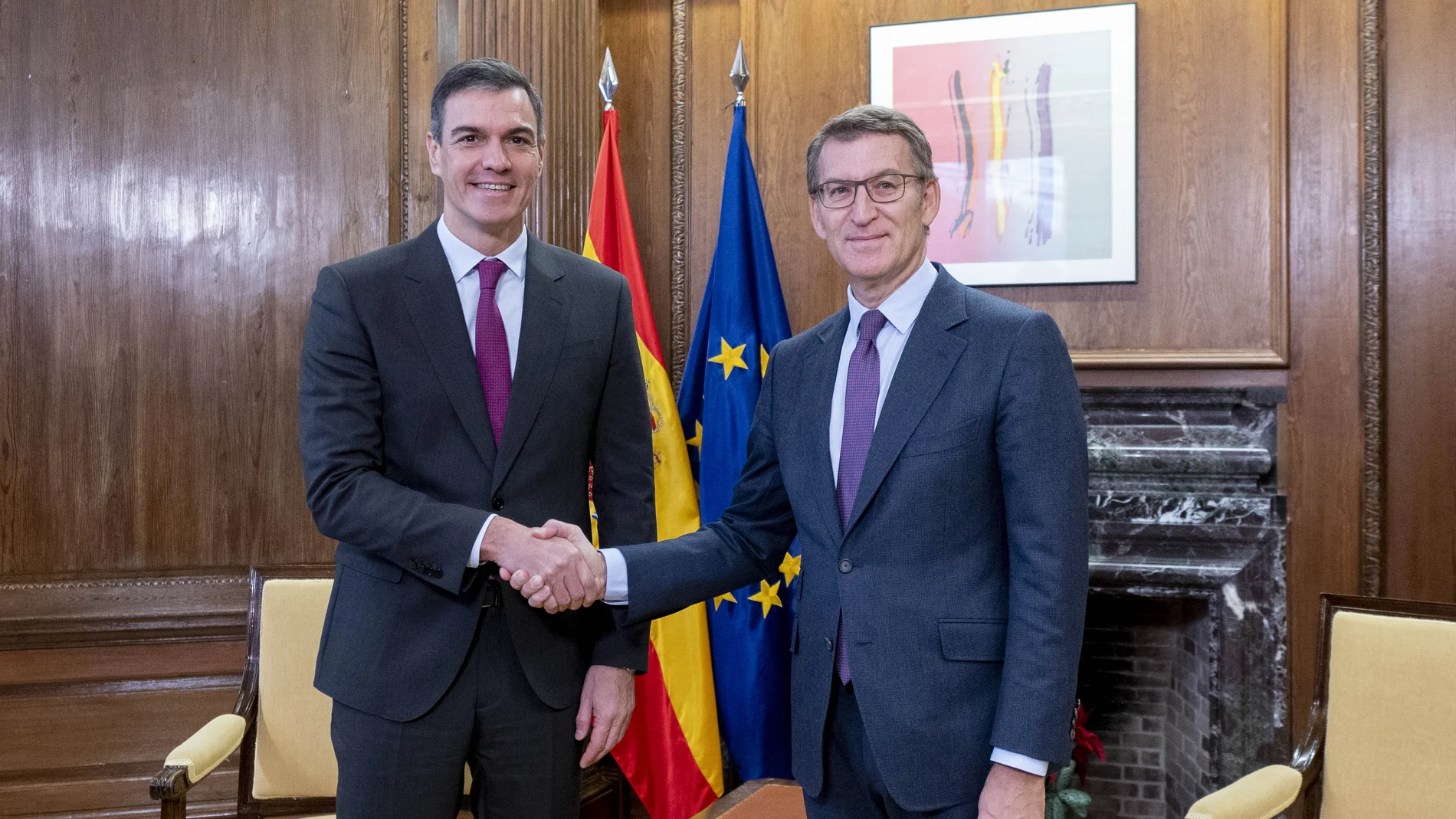 Sánchez y Feijóo acuerdan abrir la negociación para renovar el CGPJ