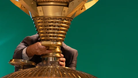 Imagen del bombo con los números del sorteo de Navidad