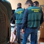 Agentes de la Guardia Civil en Sevilla