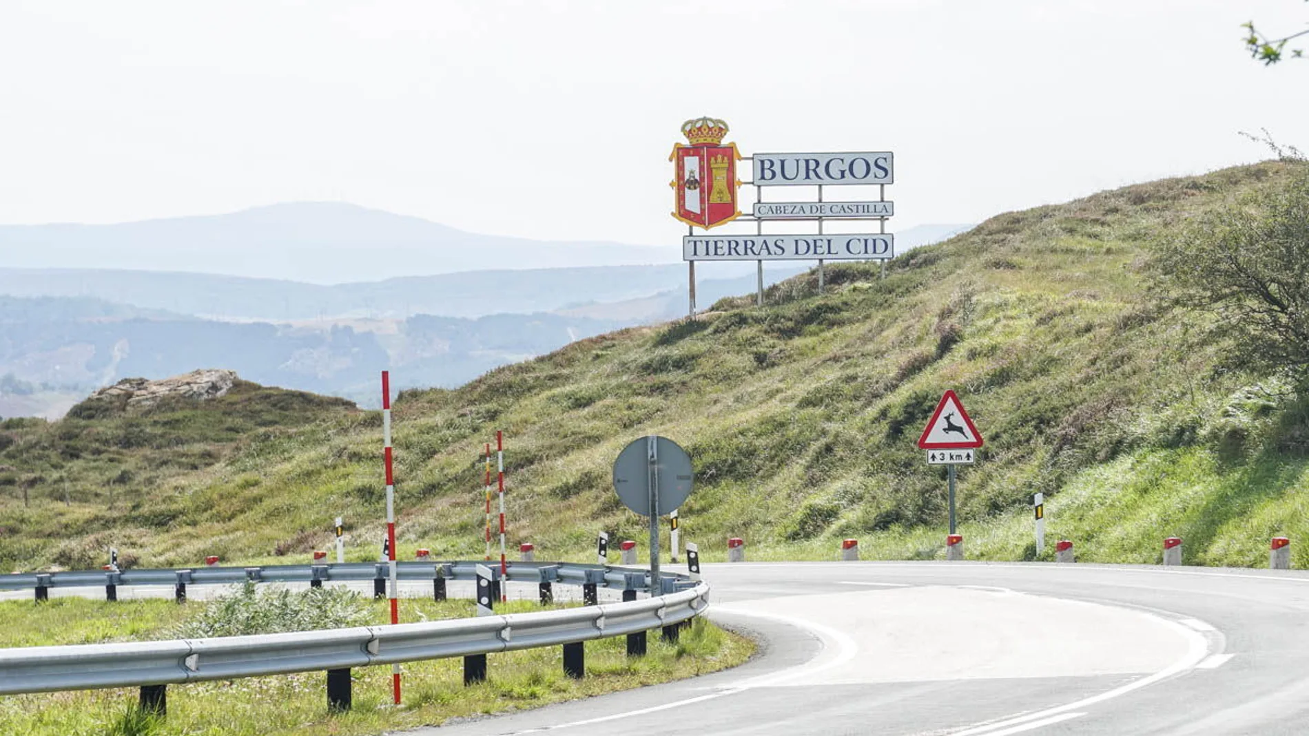 Carretera de la provincia de Burgos