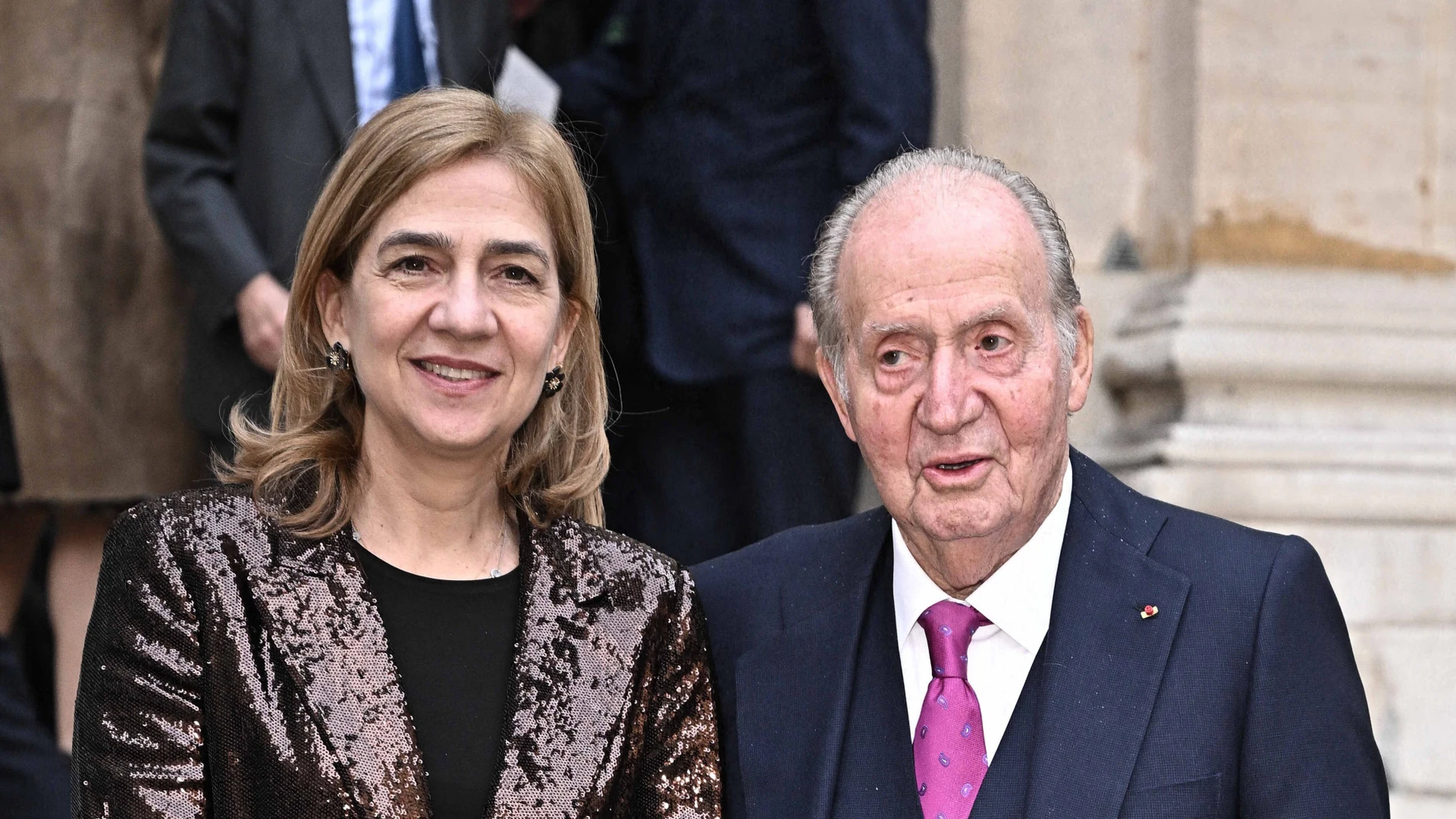 El Rey Juan Carlos con la infanta Cristina