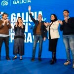 Rueda, hoy, en la Junta Directiva de los populares gallegos. 