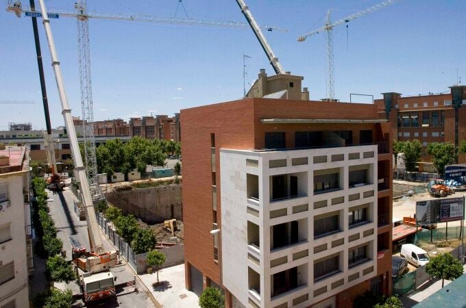 Una promoción de viviendas en la provincia de Sevilla, donde también se han producido ajustes en las operaciones de compraventa