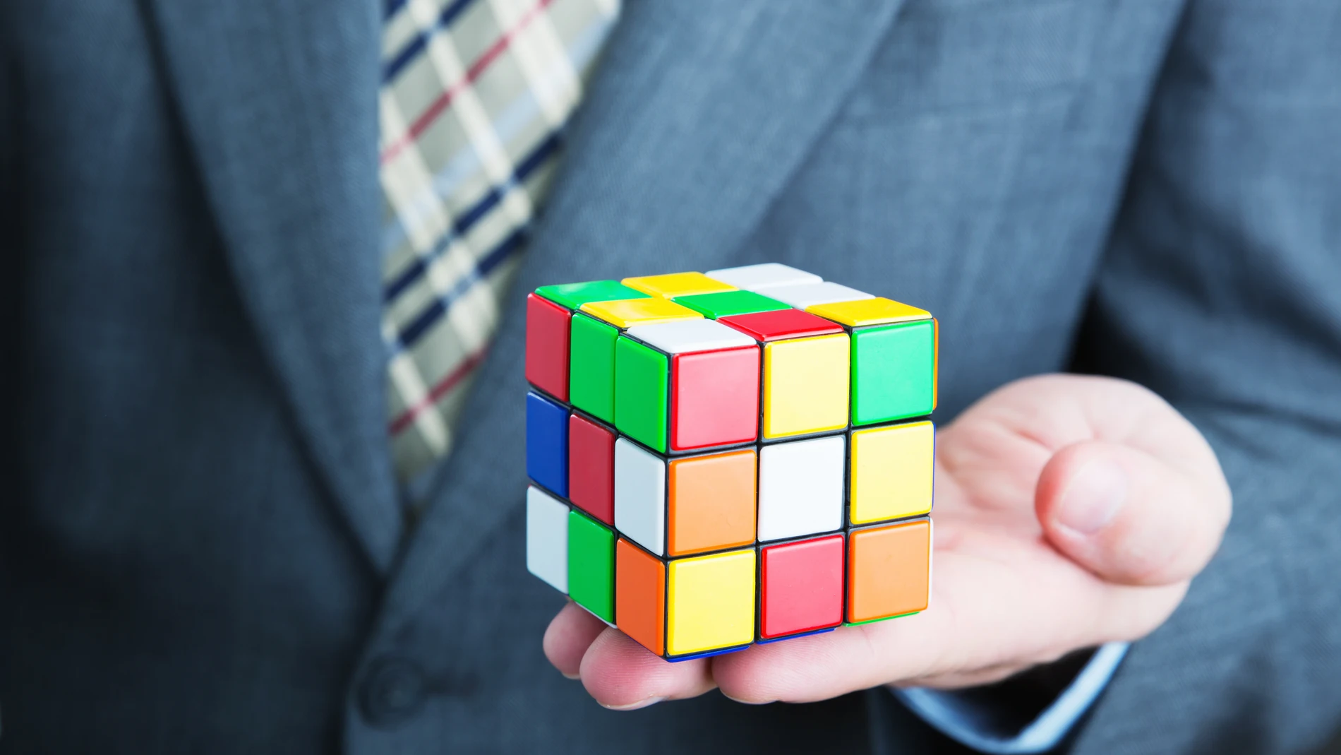 Imagen de archivo de un Cubo de Rubik