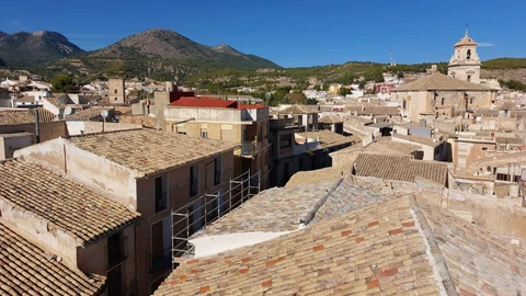 Vistas de Caravaca de la Cruz desde el techado del antiguo convento de San José.