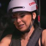 La cantante chenoa sufre durante la realización de una prueba
