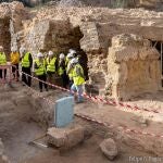 Aparece en el Anfiteatro Romano de Cartagena la fosa para gladiadores y animales en los espectáculos de lucha