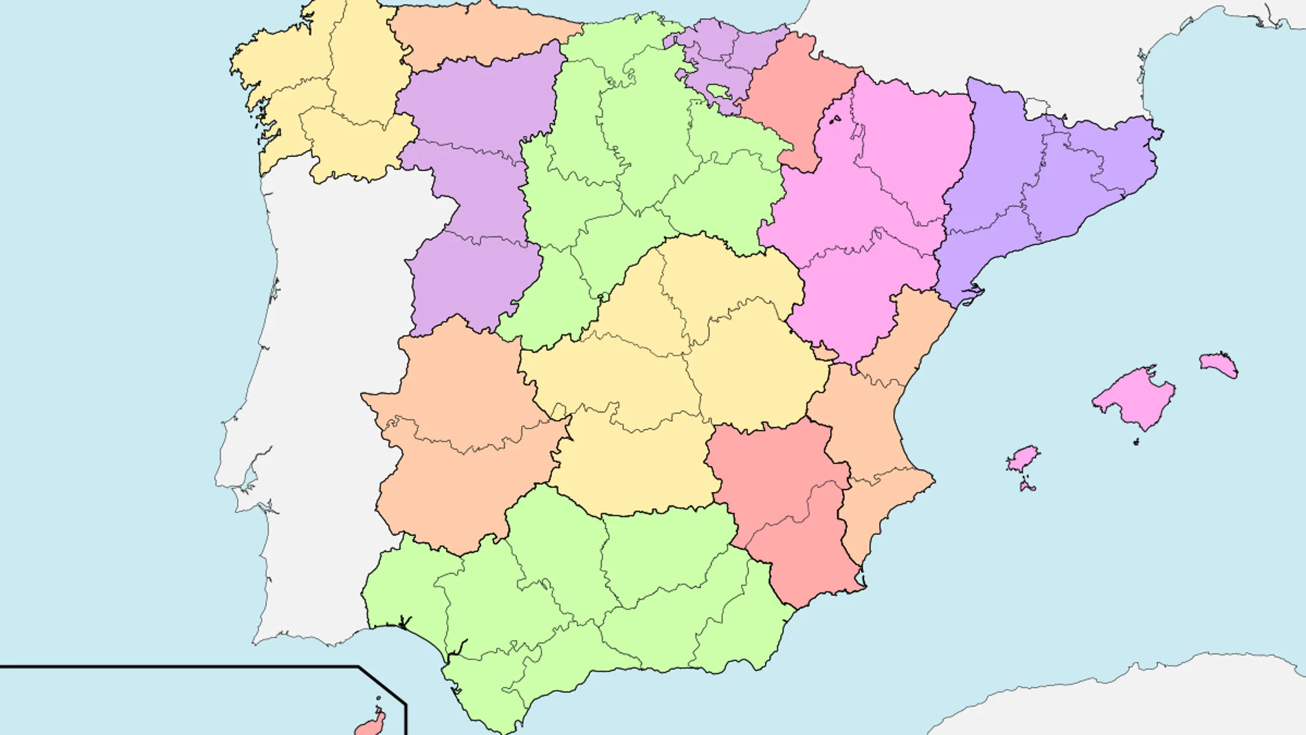 Así se crearon las provincias españolas que duran hasta hoy: 190 años de  historia